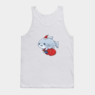 Christmas Santa Shark Tank Top